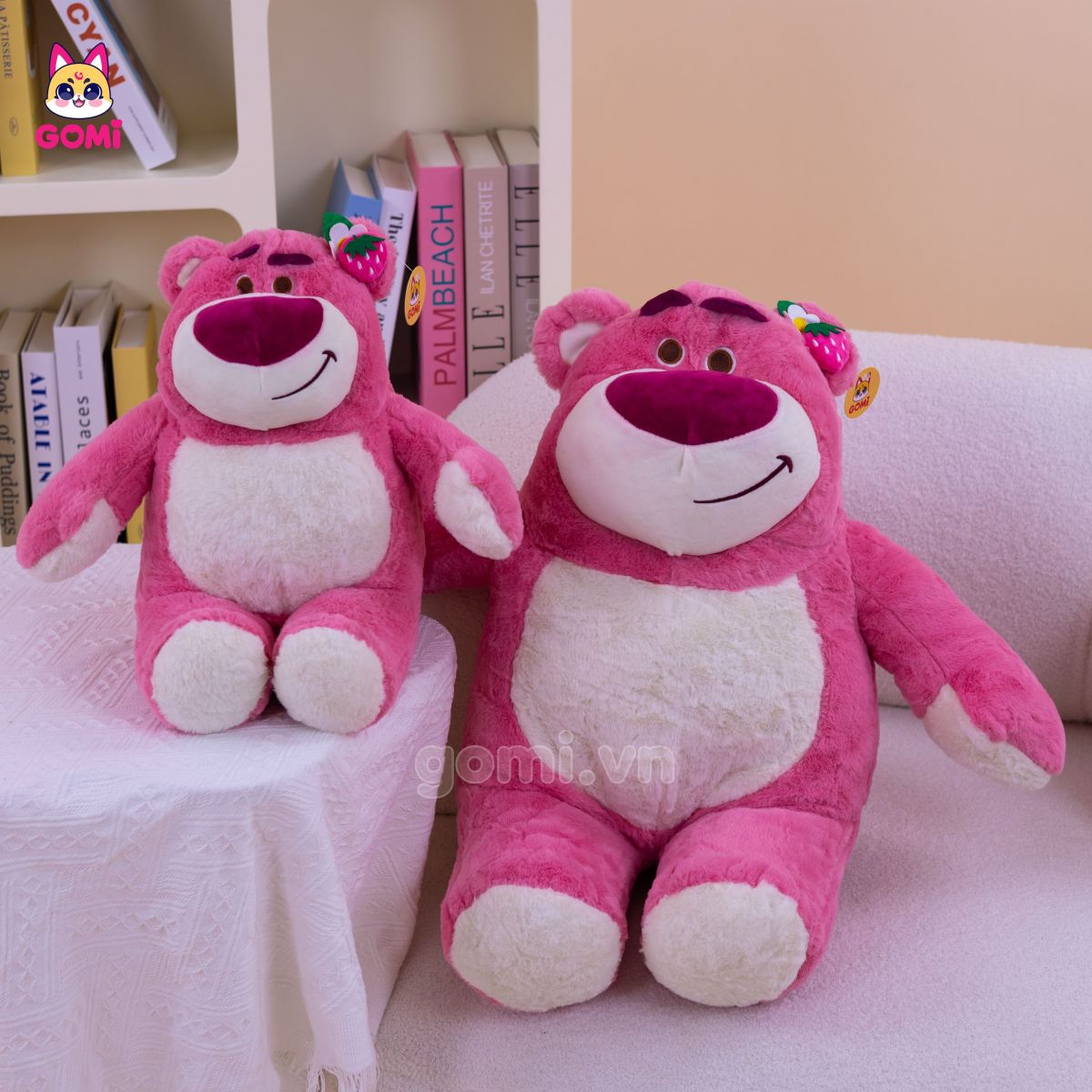 Gấu Bông Lotso Tai Dâu