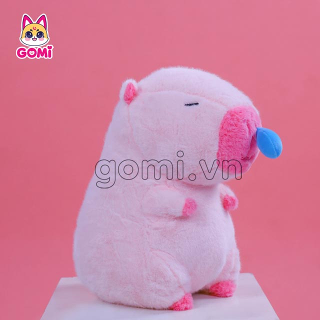 Gấu bông Capybara Nước Mũi Màu Hồng