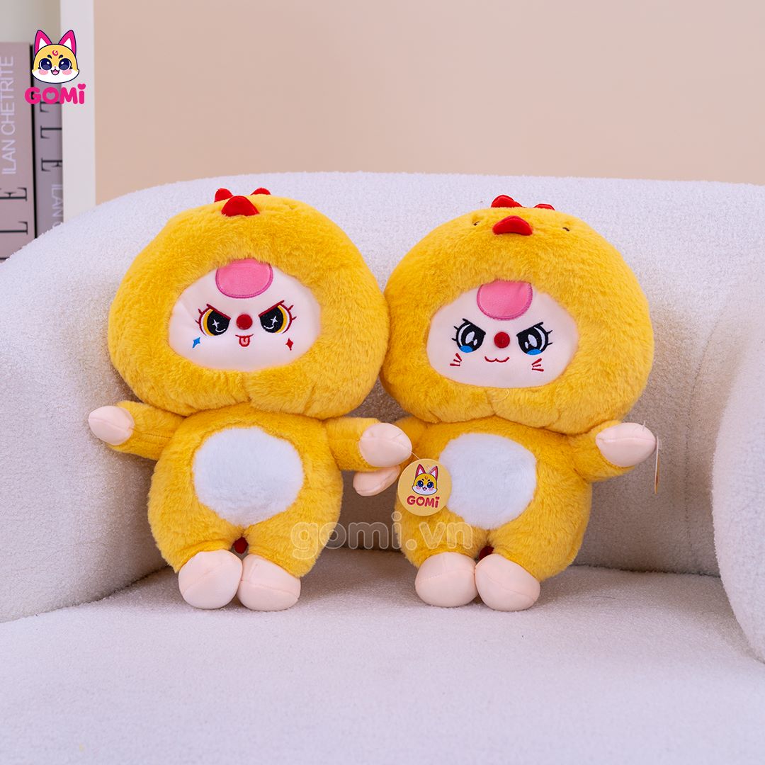 Gấu Bông Bé Ba Cosplay Gà Vàng