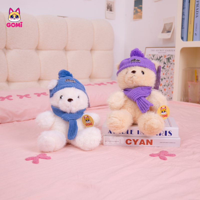 Gấu Bông Teddy Nón Smile