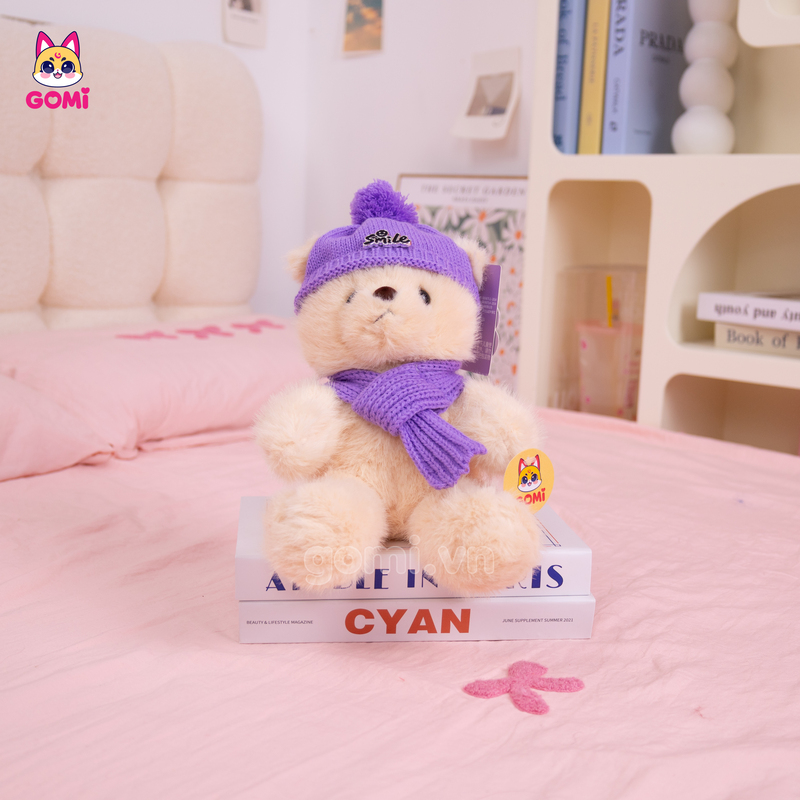 Gấu Bông Teddy Nón Smile
