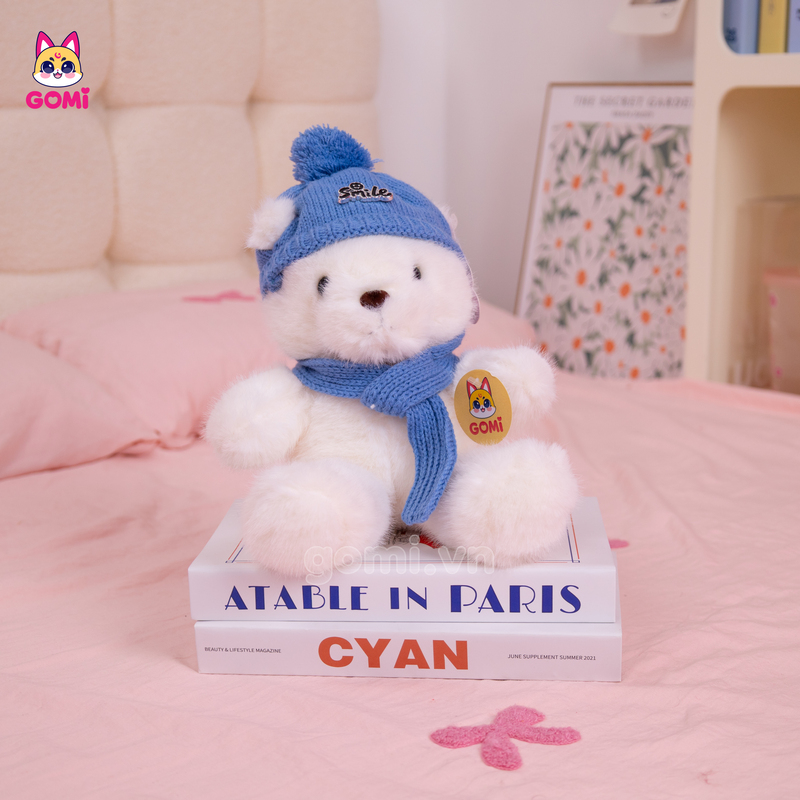 Gấu Bông Teddy Nón Smile