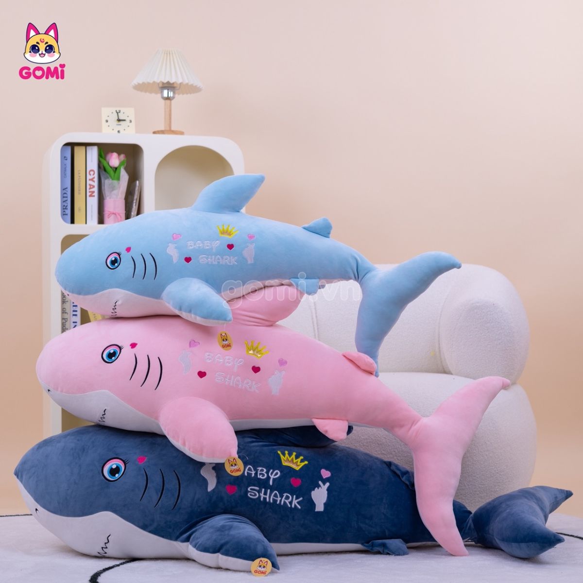 Gấu Bông Cá Mập Baby Shark