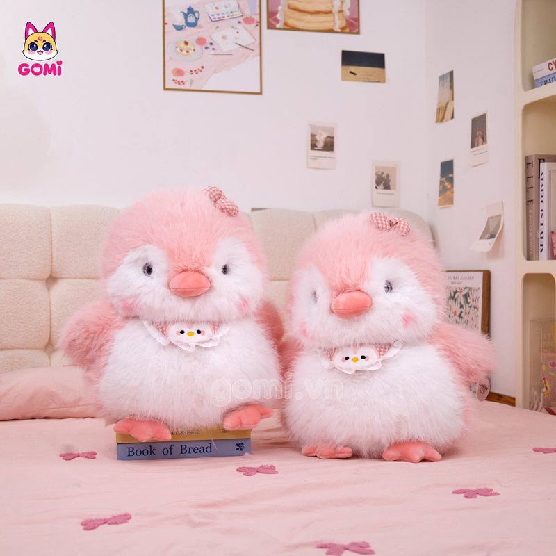 Gấu Bông Cánh Cụt Mập Yếm Gấu Trúc