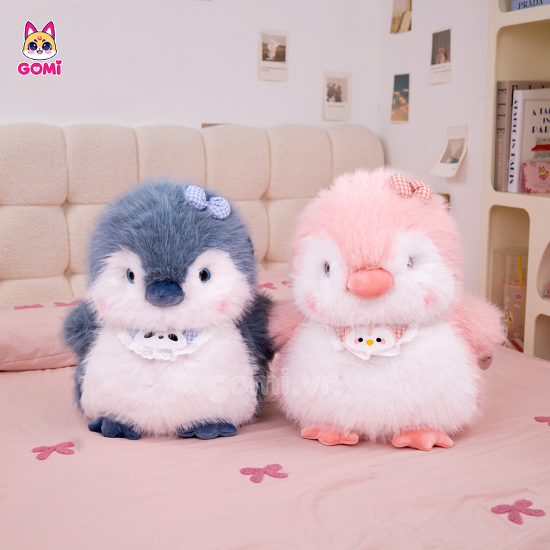 Gấu Bông Cánh Cụt Mập Yếm Gấu Trúc