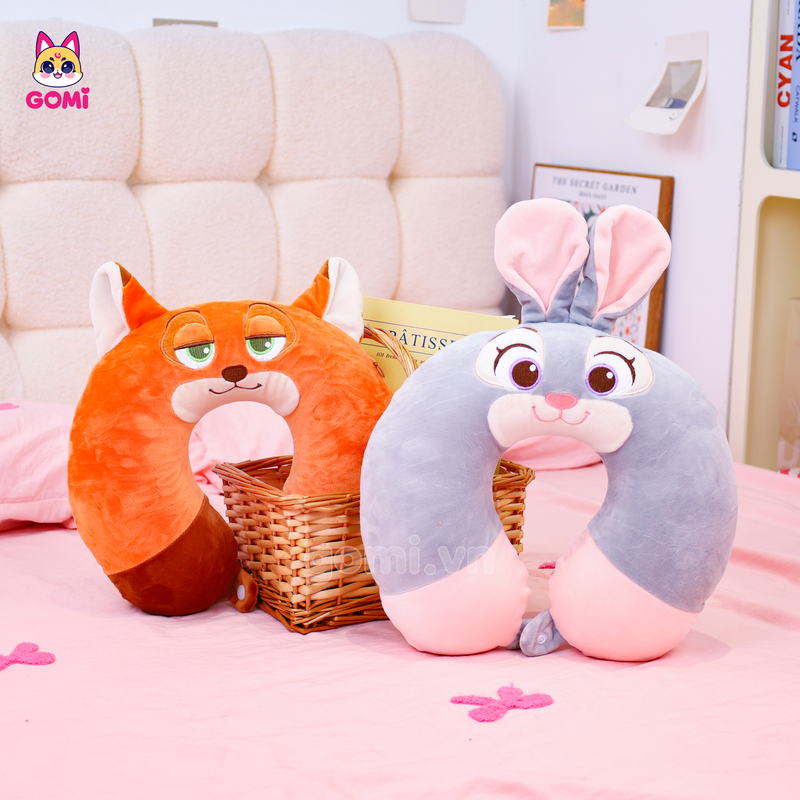Gối Cổ Cao Su Non Zootopia