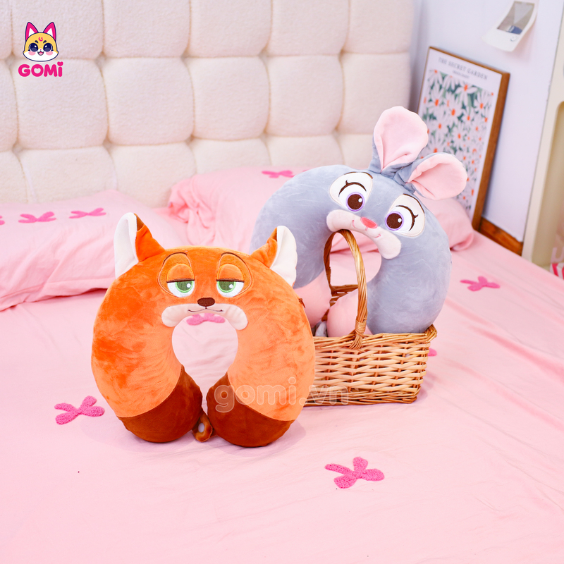 Gối Cổ Cao Su Non Zootopia