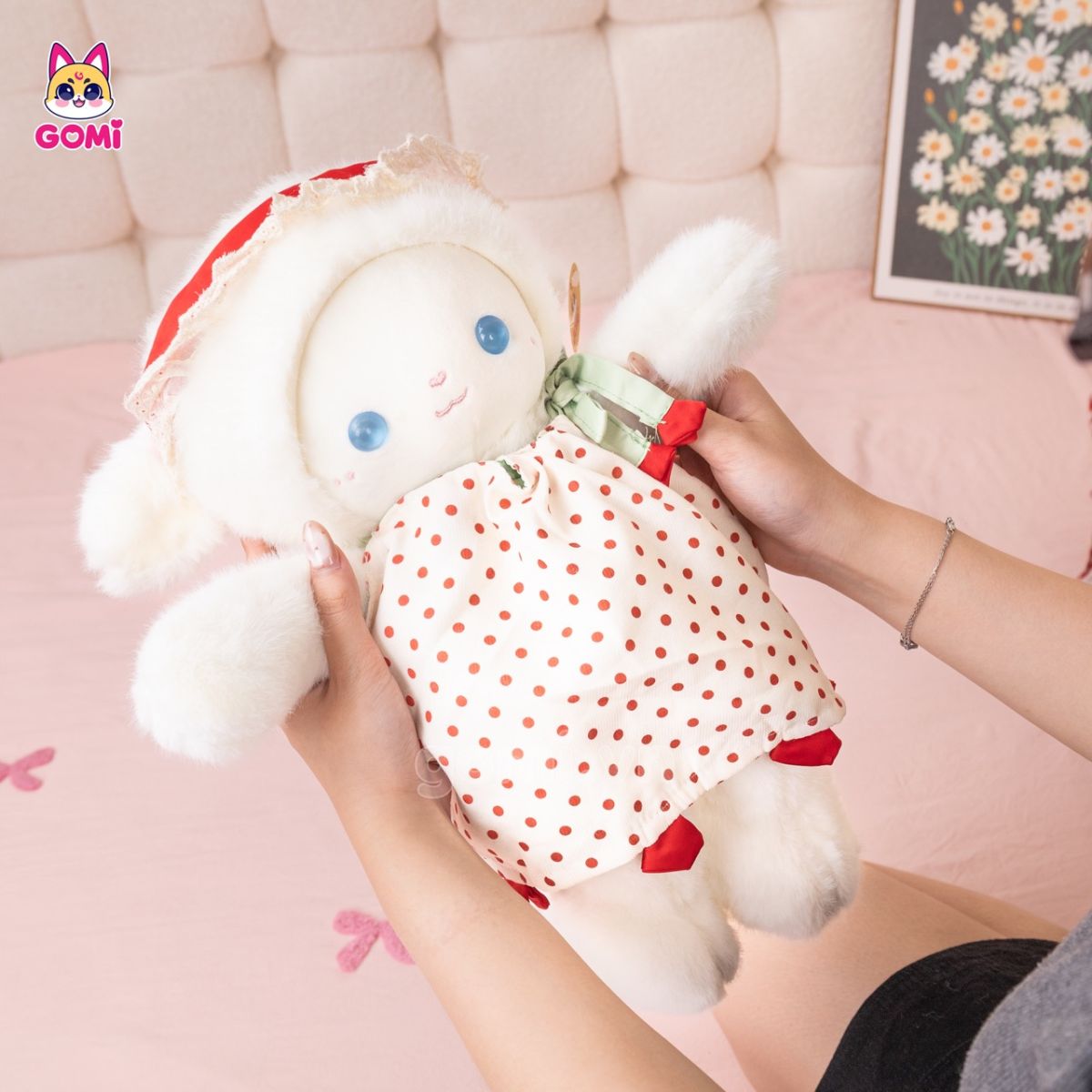 Gấu Bông Bộ 3 Cừu Trắng