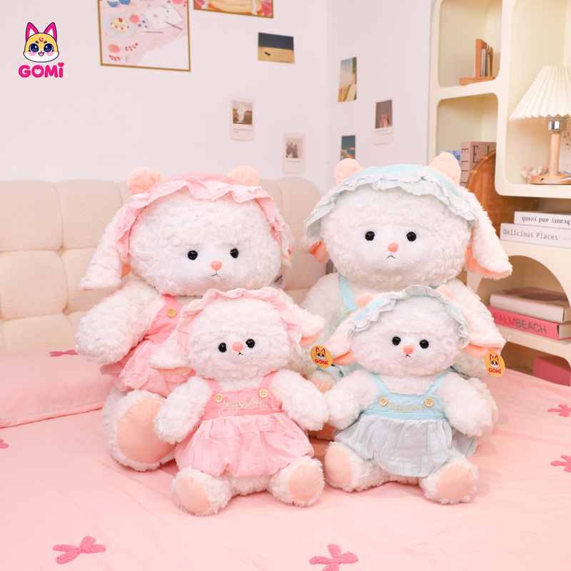 Gấu Bông Cừu Mặc Yếm Happy Lamb