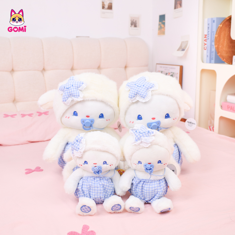 Gấu Bông Cừu Trắng Baby Ngậm Ti