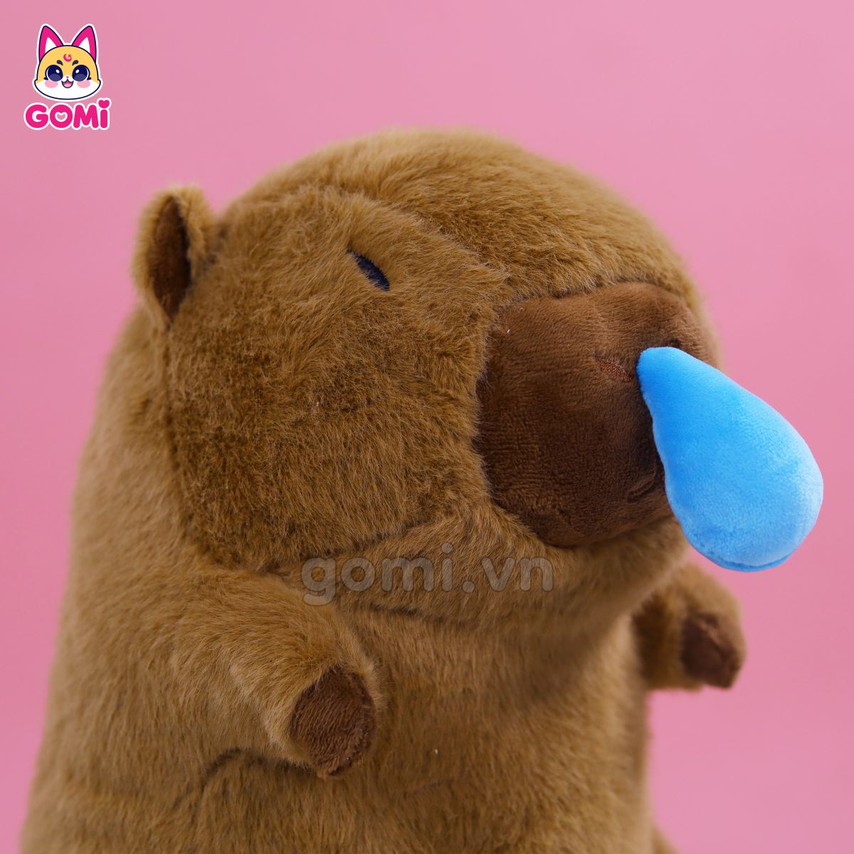 Gấu bông Capybara Nước Mũi Màu Nâu