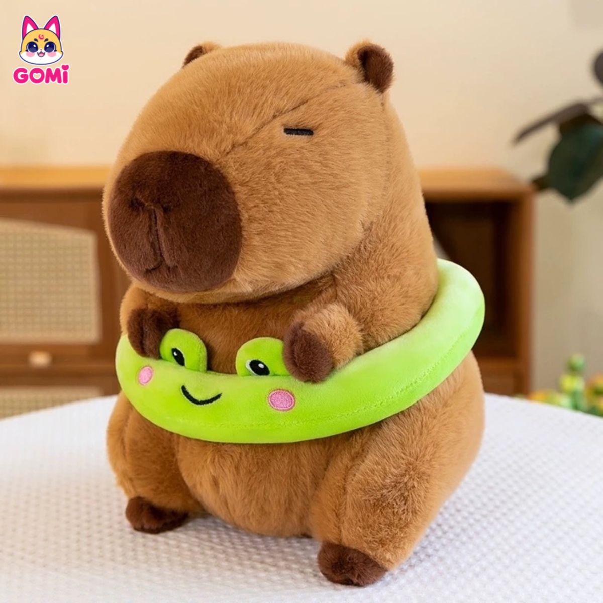 Gấu Bông Capybara Đeo Phao