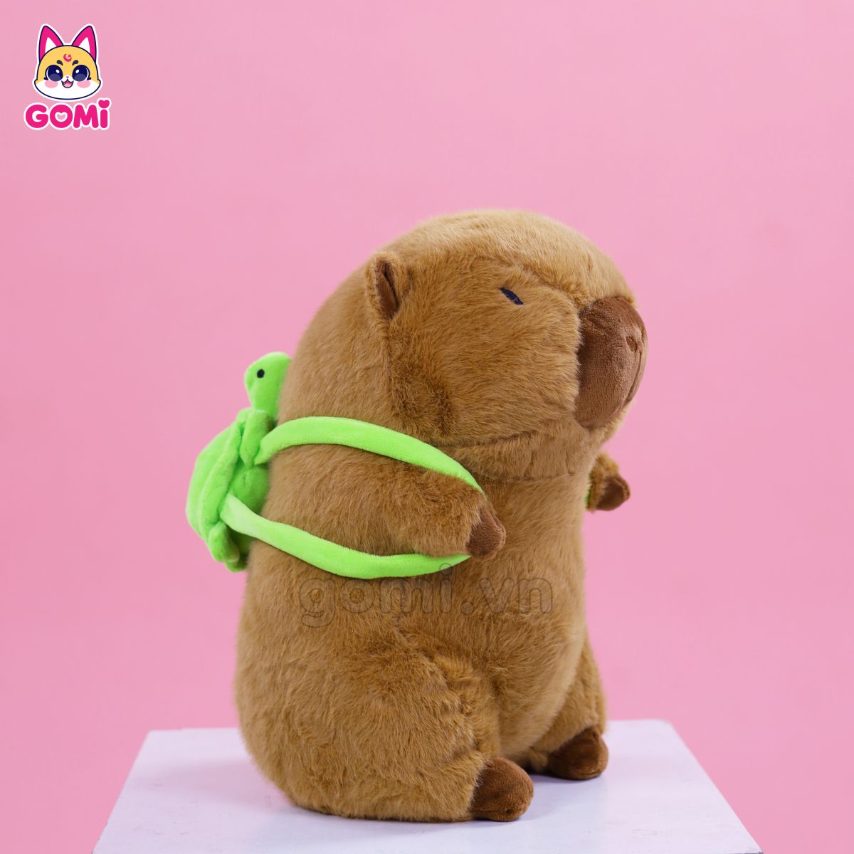 Gối Mền Capybara Đeo Túi Rùa