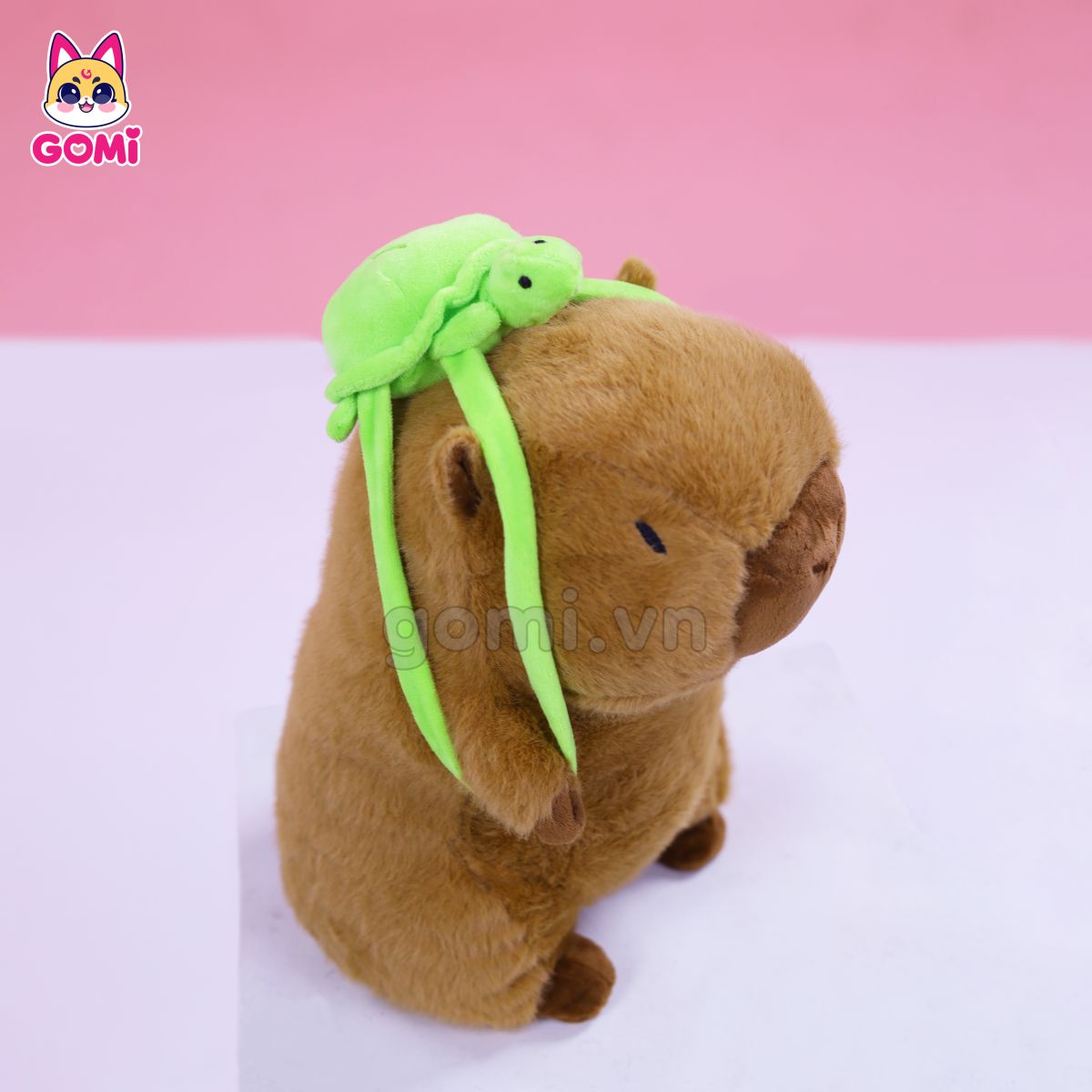 Gối Mền Capybara Đeo Túi Rùa