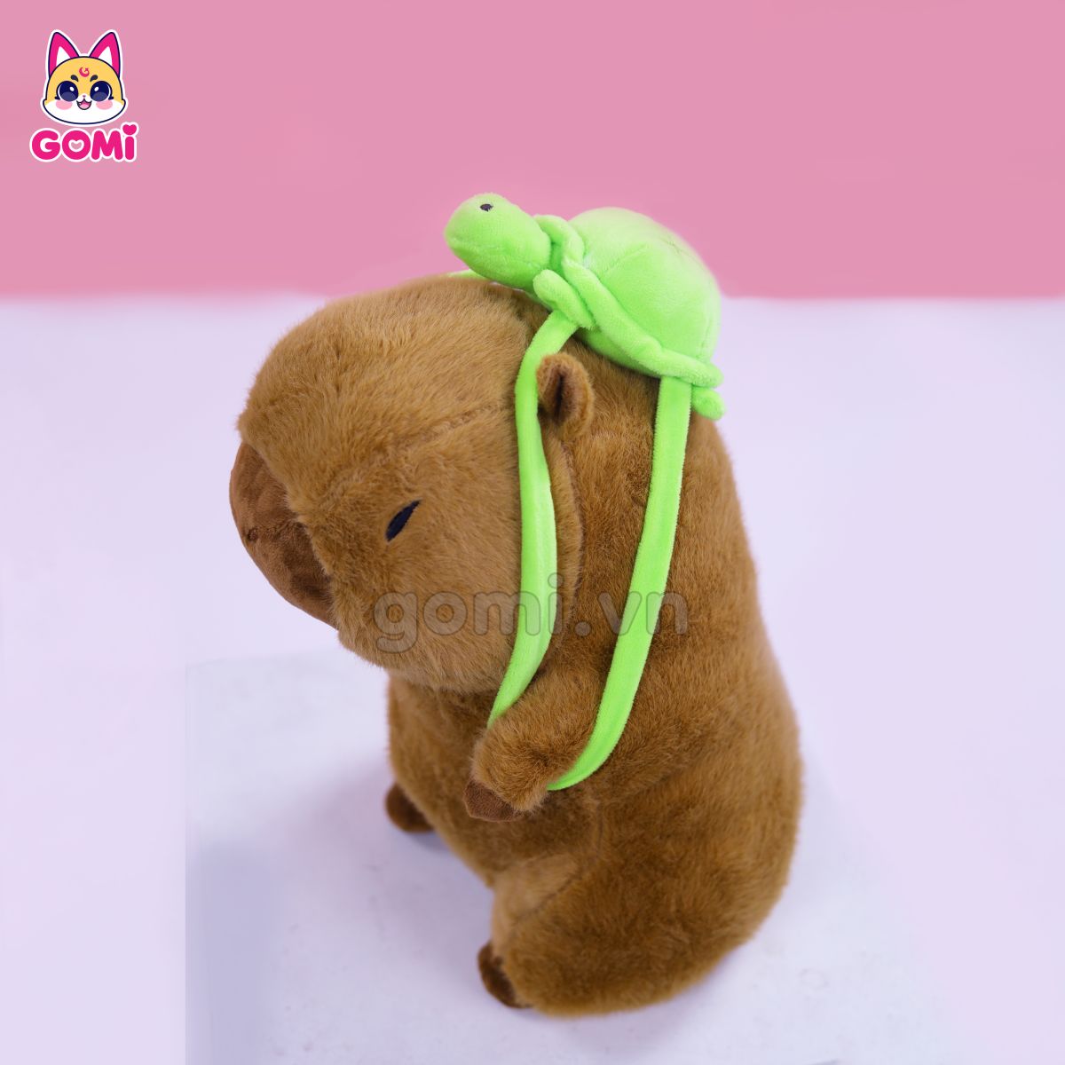 Gối Mền Capybara Đeo Túi Rùa