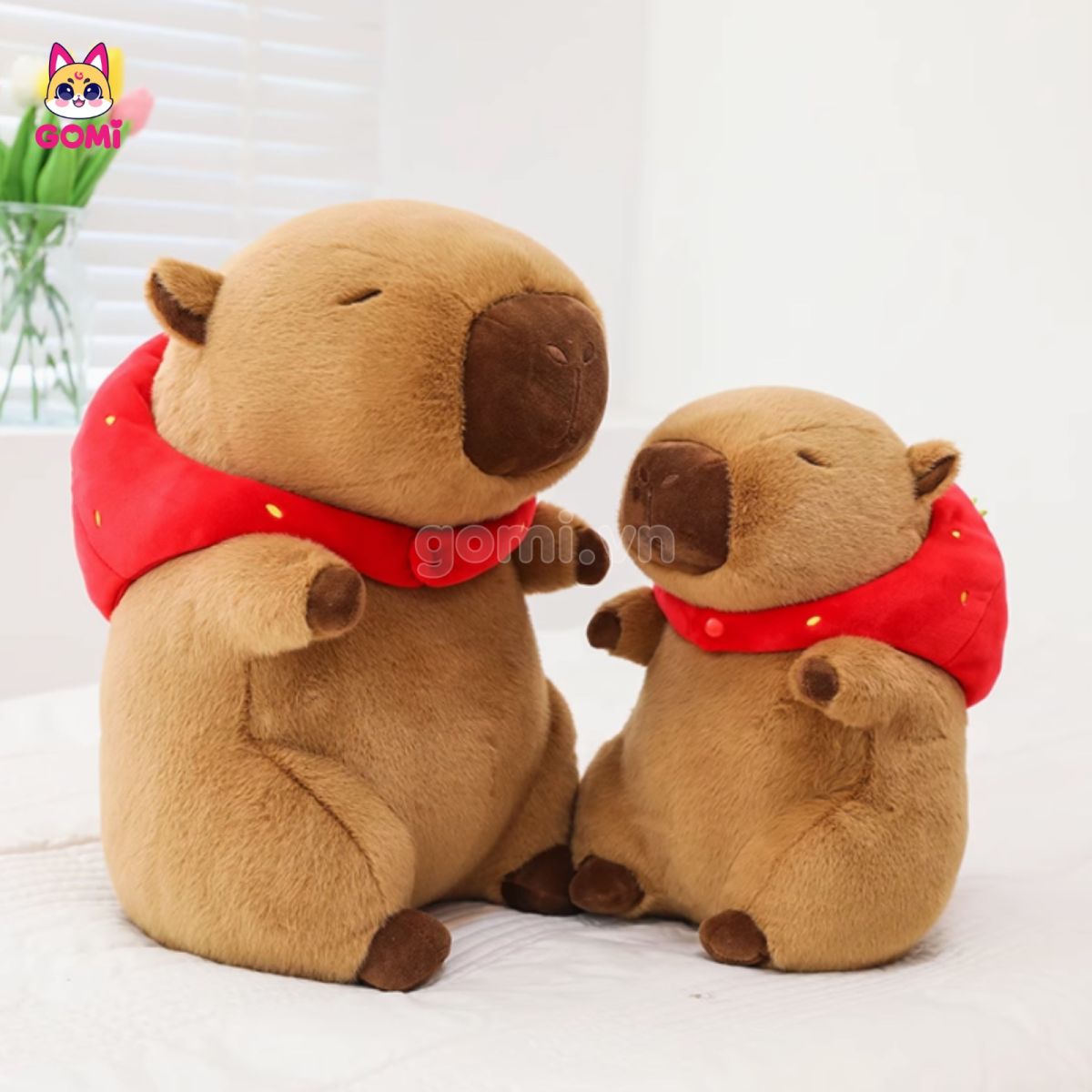 Capybara Đội Mũ Dâu