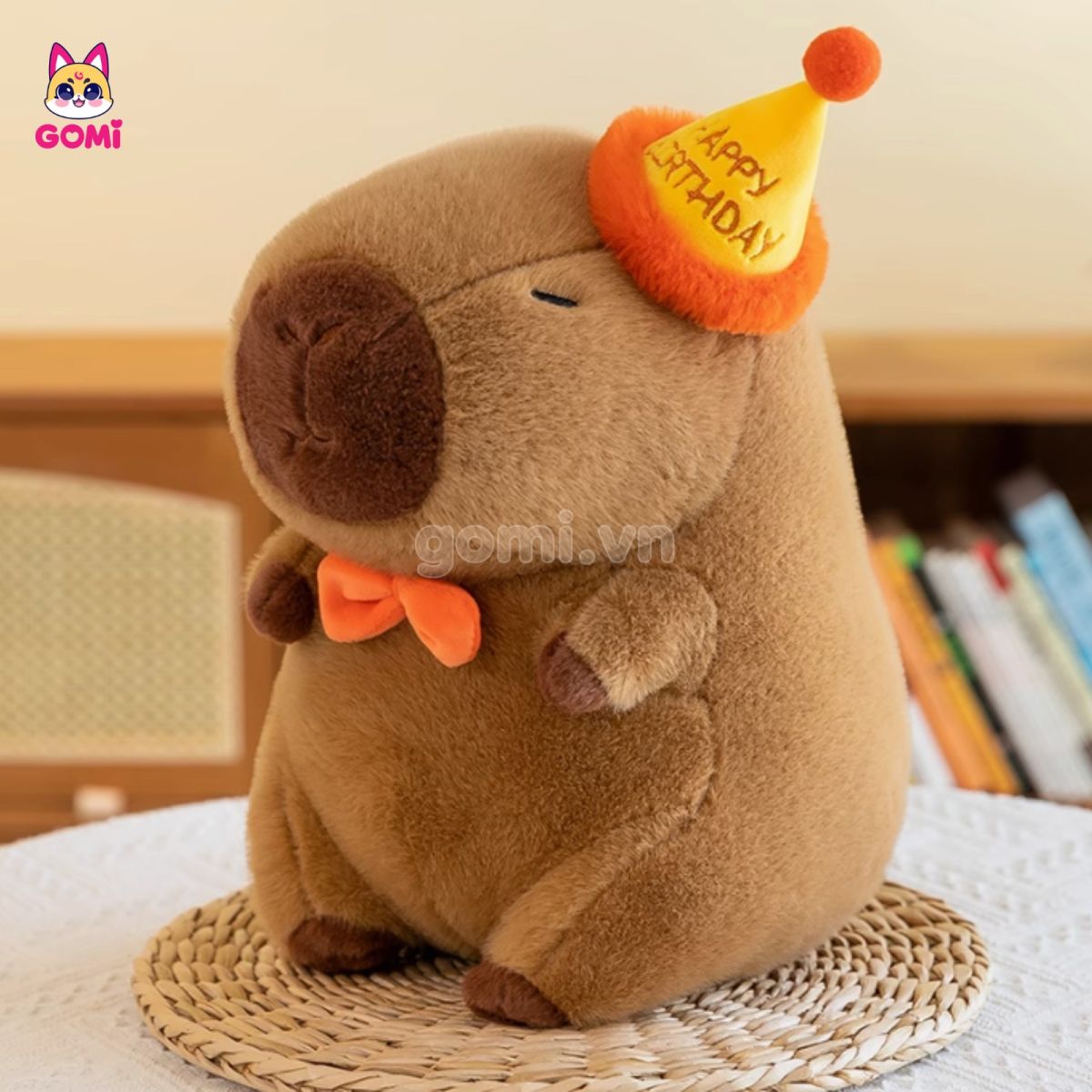 Capybara Đội Mũ Happy