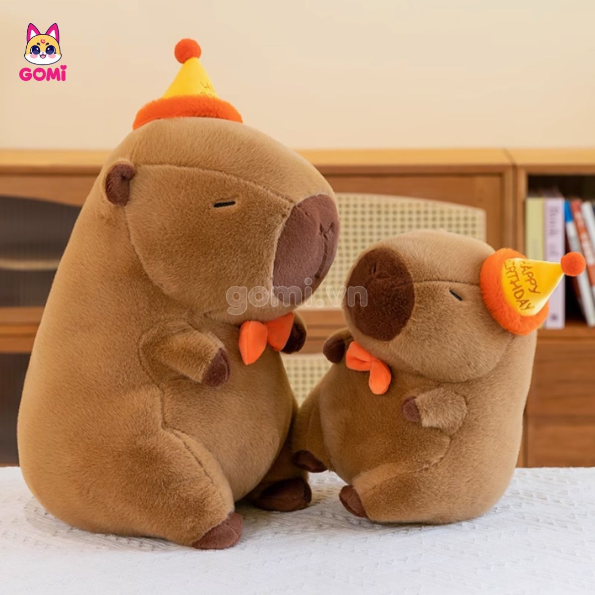 Capybara Đội Mũ Happy