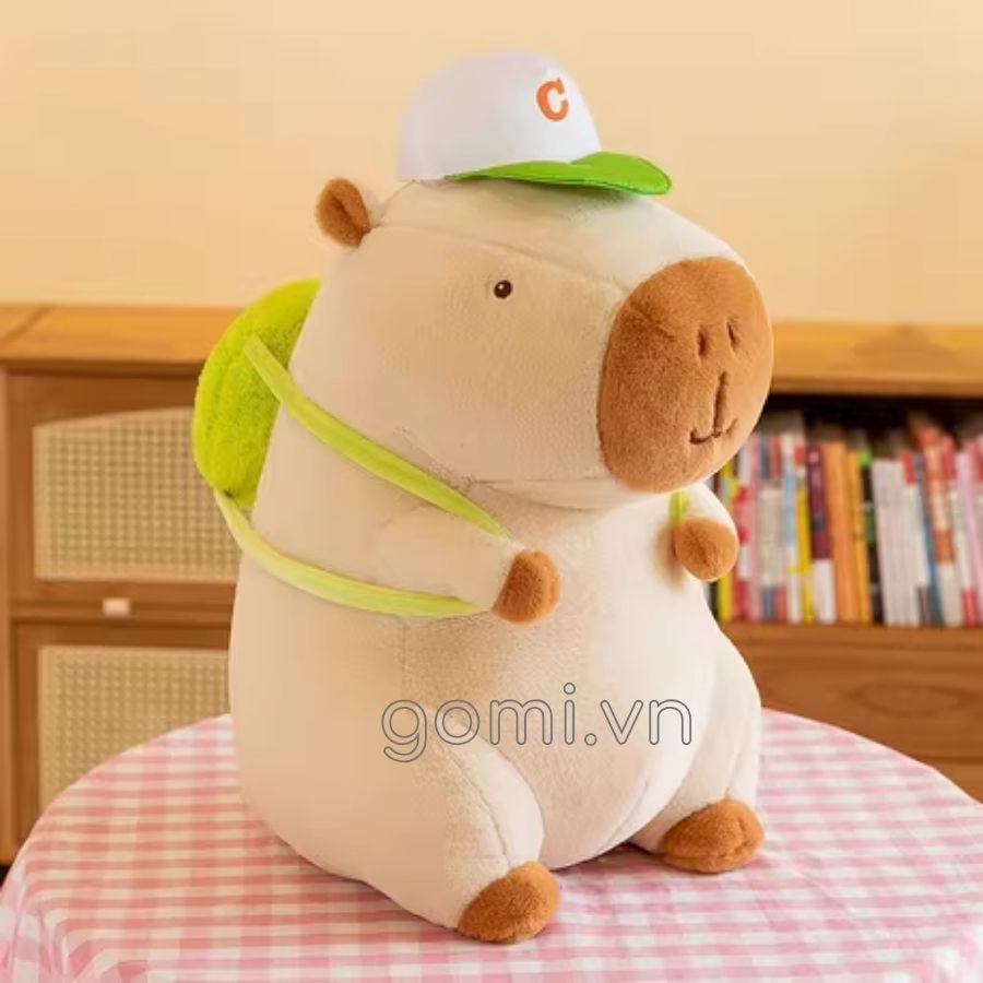 Capybara  Rút Bóng Đeo Balo Hồng