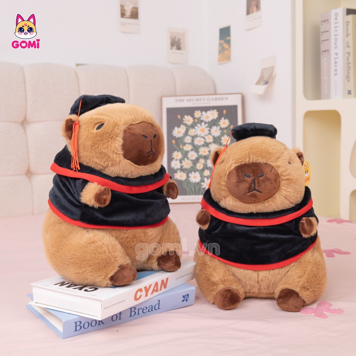 Gấu Bông Capybara Tốt Nghiệp