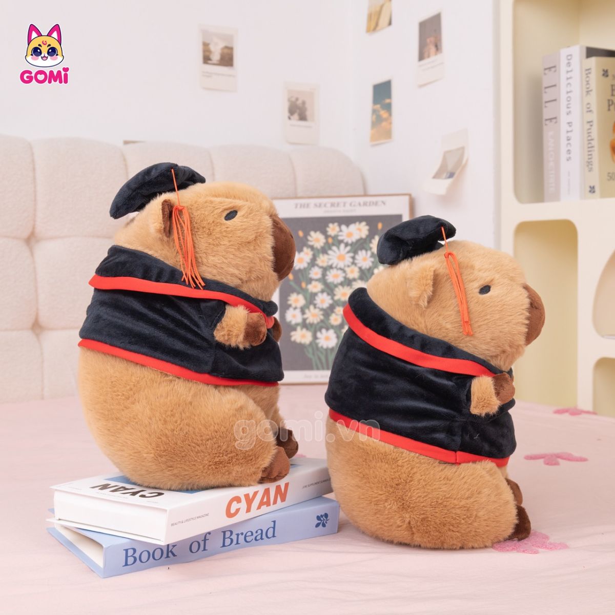 Gấu Bông Capybara Tốt Nghiệp