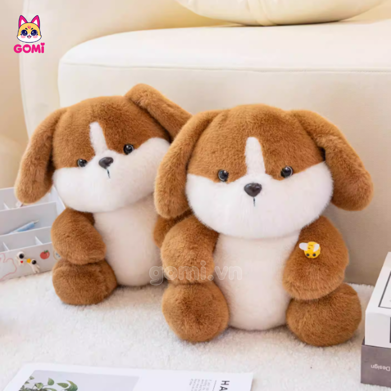 Gấu Bông Chó Tay Cầm Ong