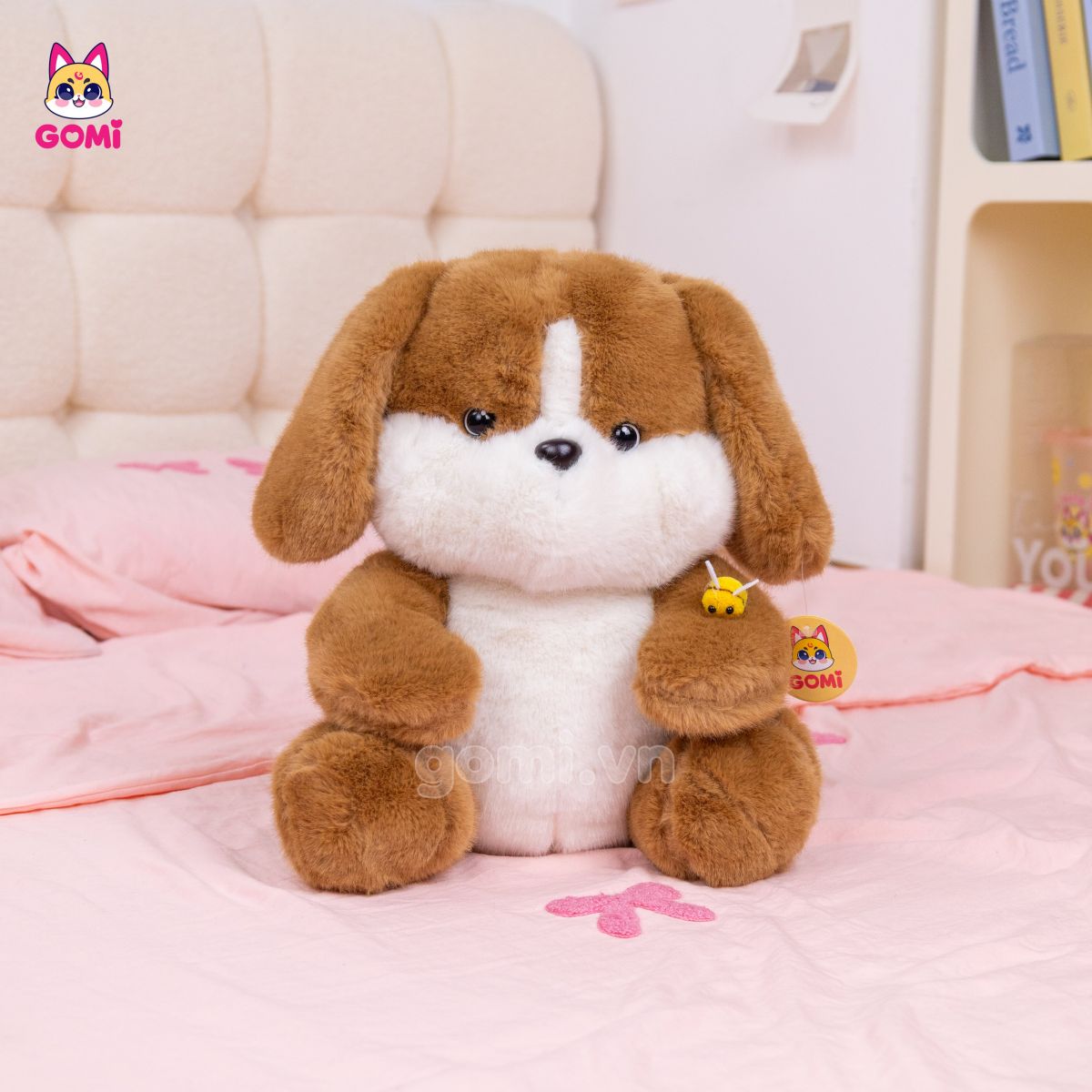 Gấu Bông Chó Tay Cầm Ong