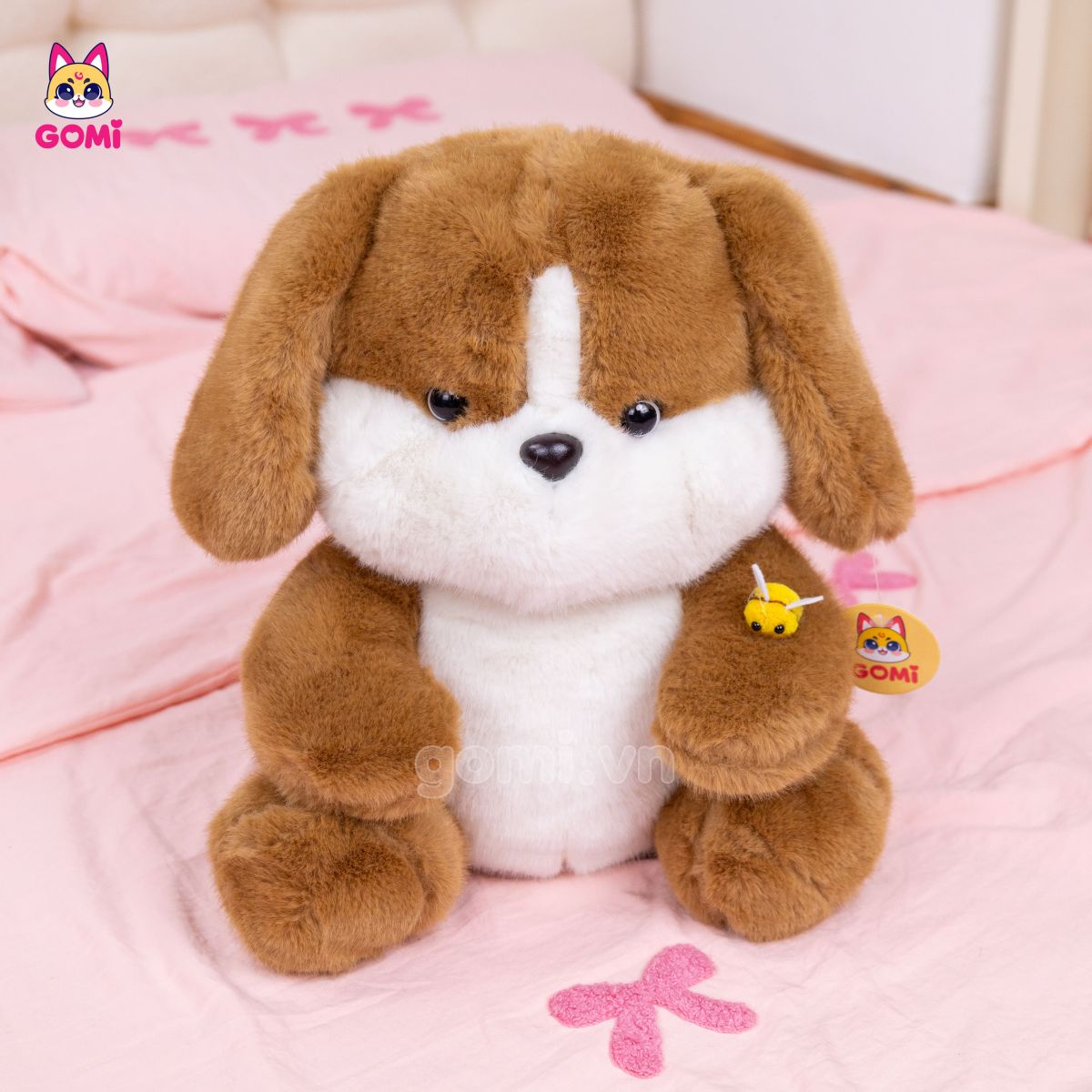 Gấu Bông Chó Tay Cầm Ong