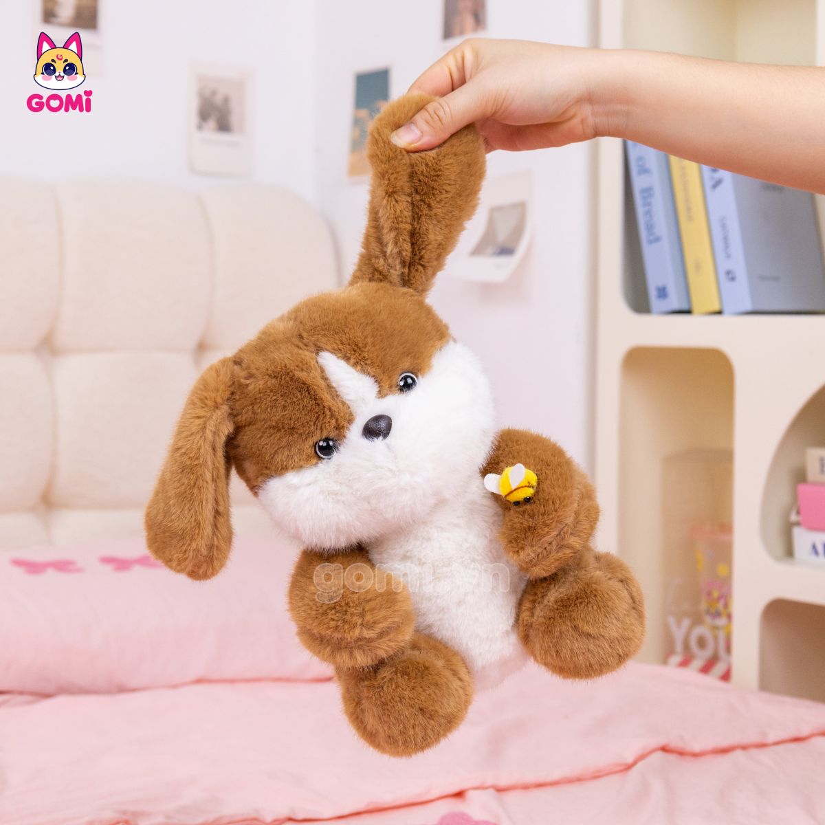 Gấu Bông Chó Tay Cầm Ong