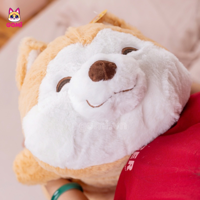 Gấu Bông Chó Shiba Vàng Nằm