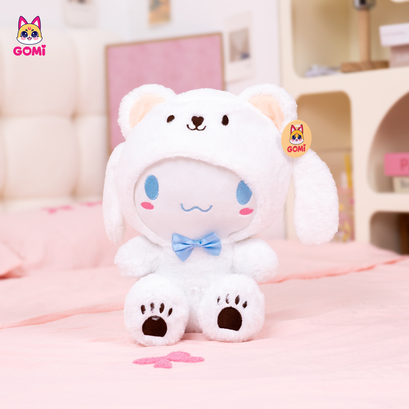 Gấu Bông Cinnamoroll Cosplay Gấu Trắng