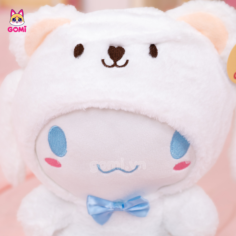 Gấu Bông Cinnamoroll Cosplay Gấu Trắng