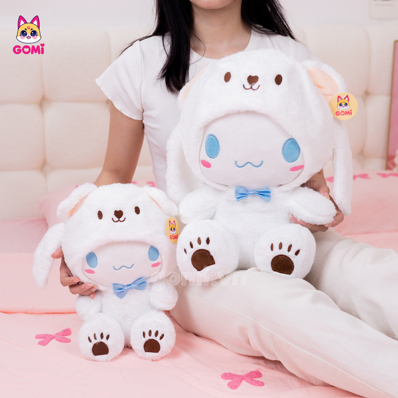 Gấu Bông Cinnamoroll Cosplay Gấu Trắng