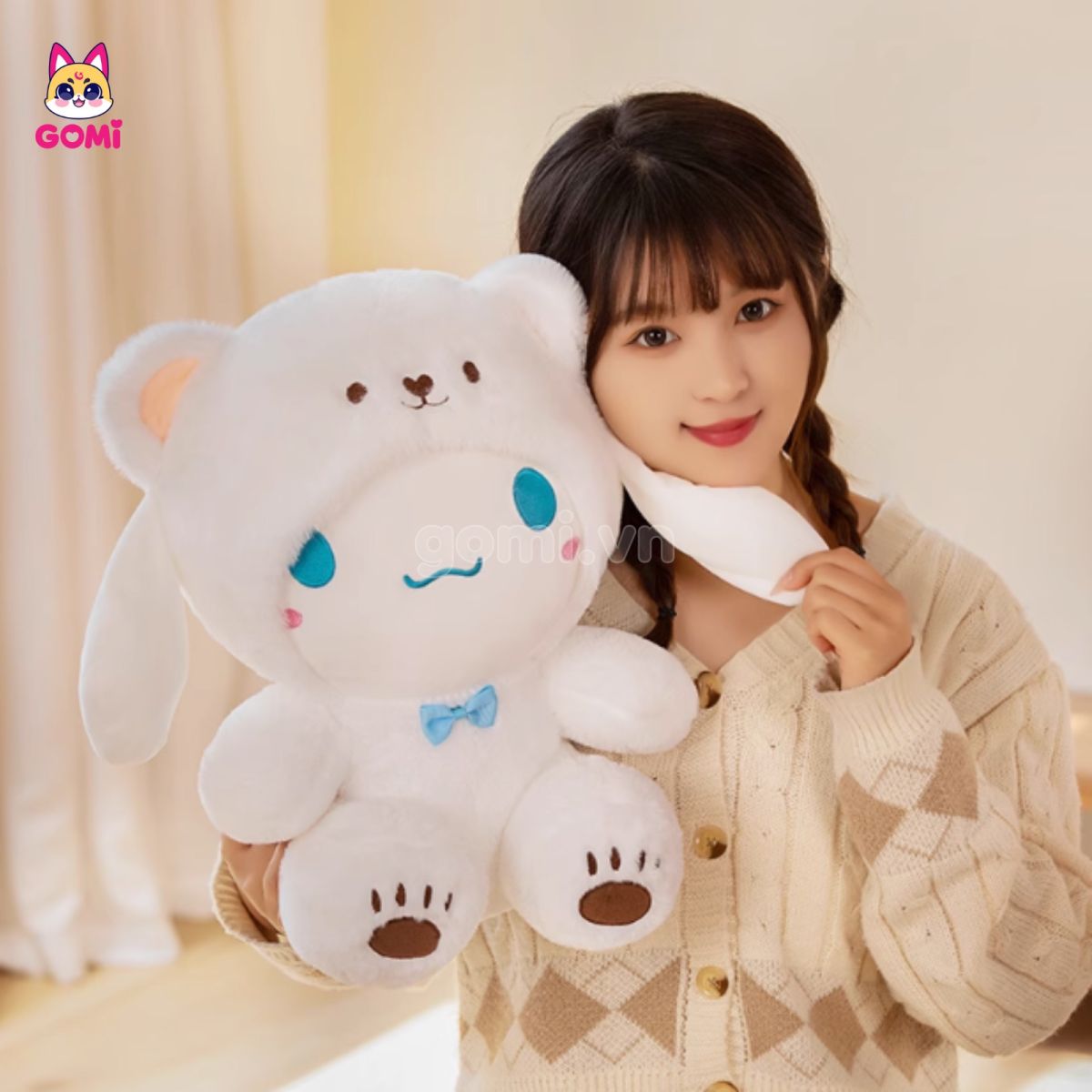 Cinnamoroll Cosplay Gấu Trắng