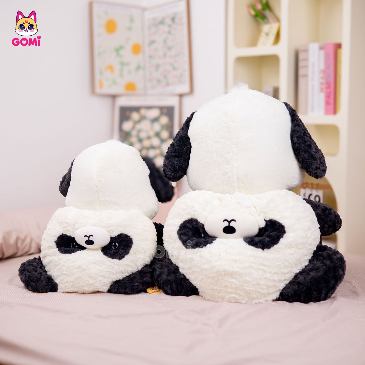 Gấu Bông Chó Cosplay Gấu Trúc Ngồi