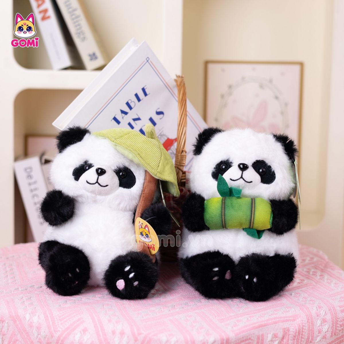 Gấu Bông Gấu Trúc Ôm Tre