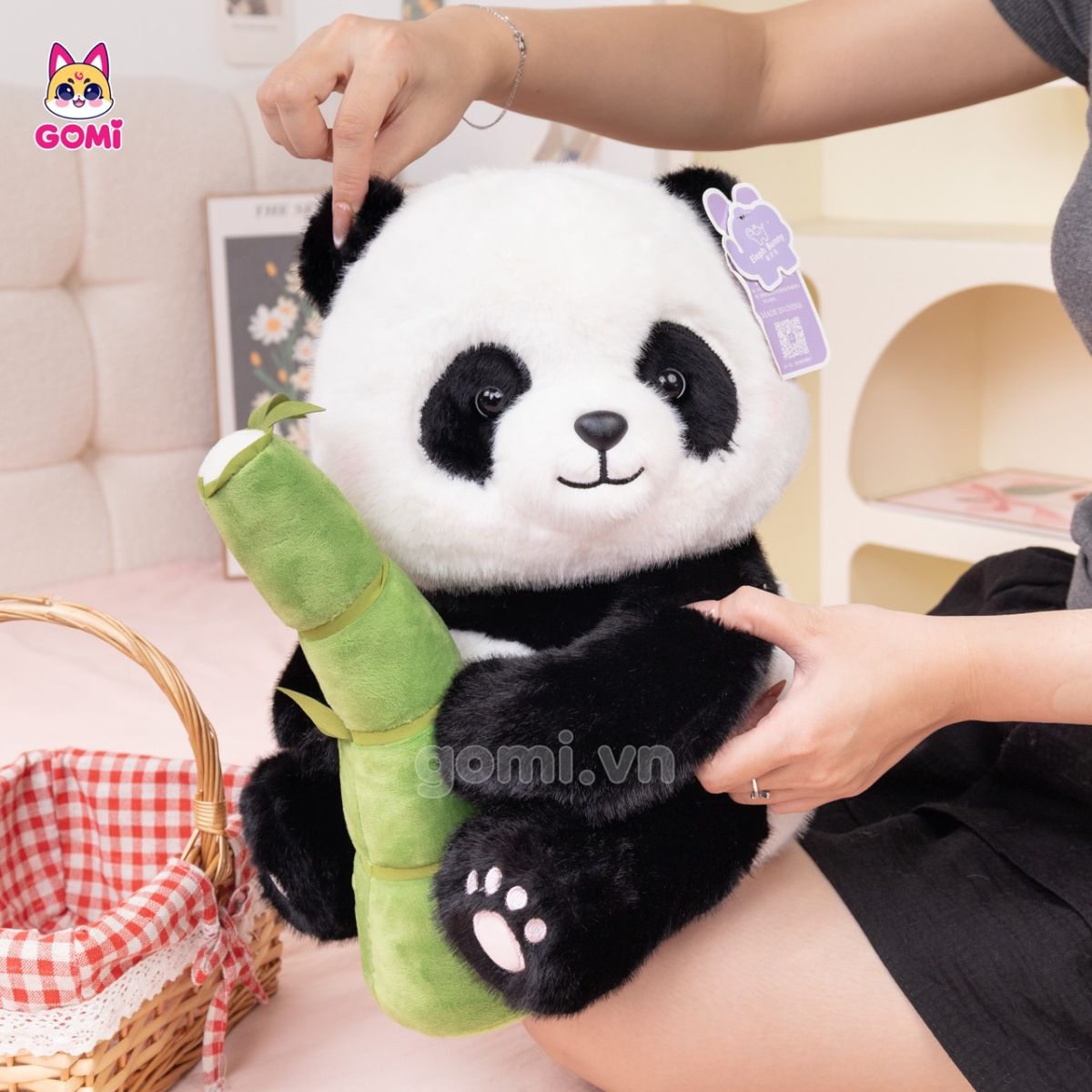 Gấu Bông Gấu Trúc Ôm Tre