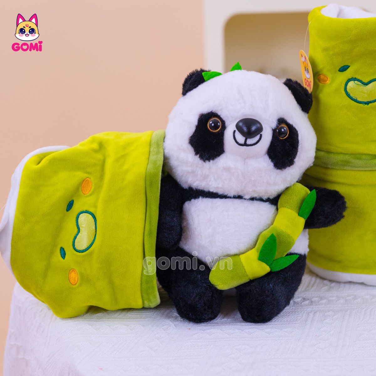 Gấu Bông Gấu Trúc Ống Tre