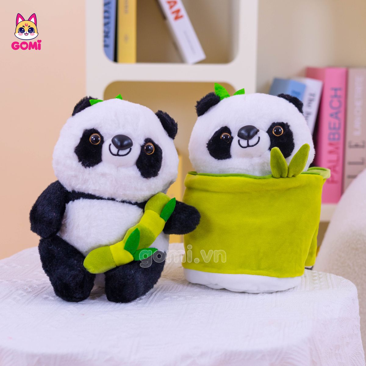 Gấu Bông Gấu Trúc Ống Tre