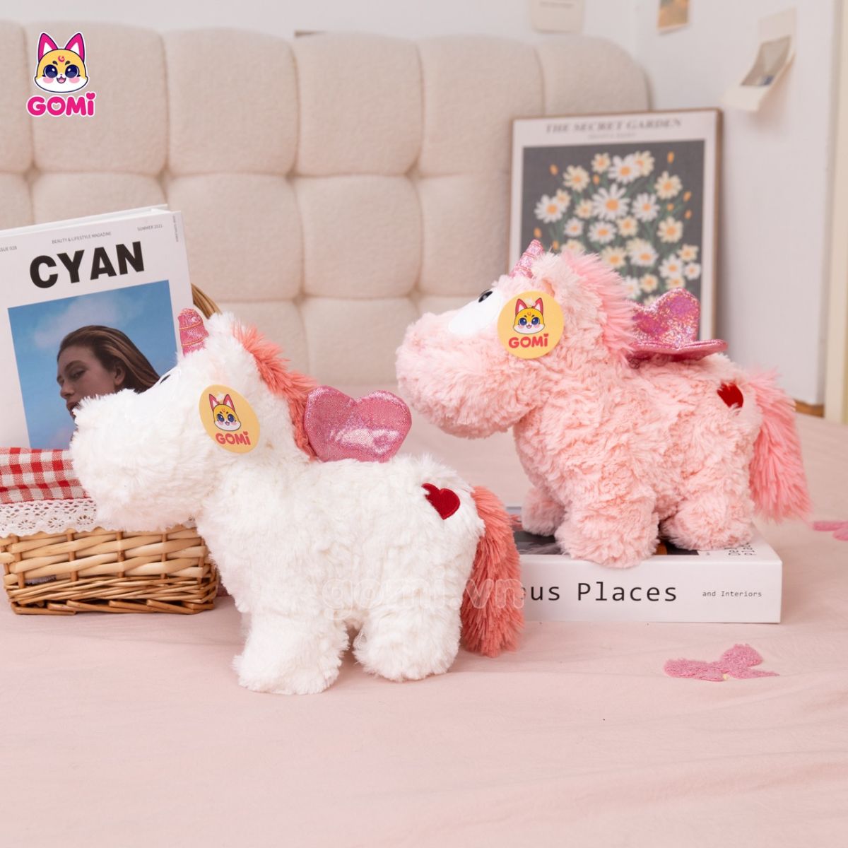 Gấu Bông Unicorn Lông Xù