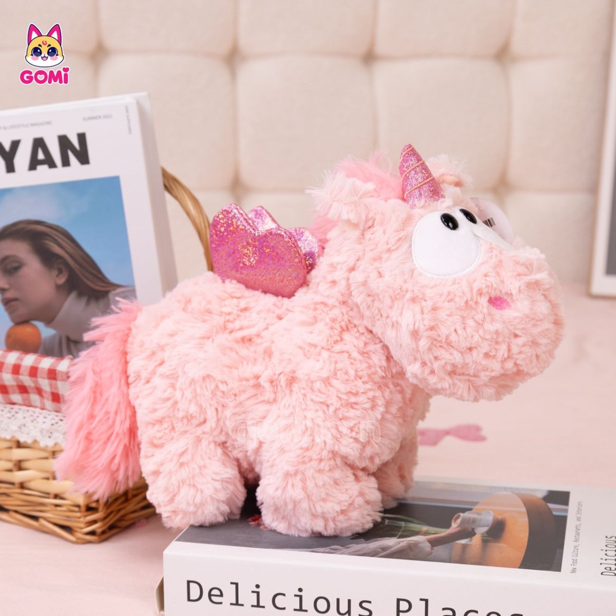 Gấu Bông Unicorn Lông Xù