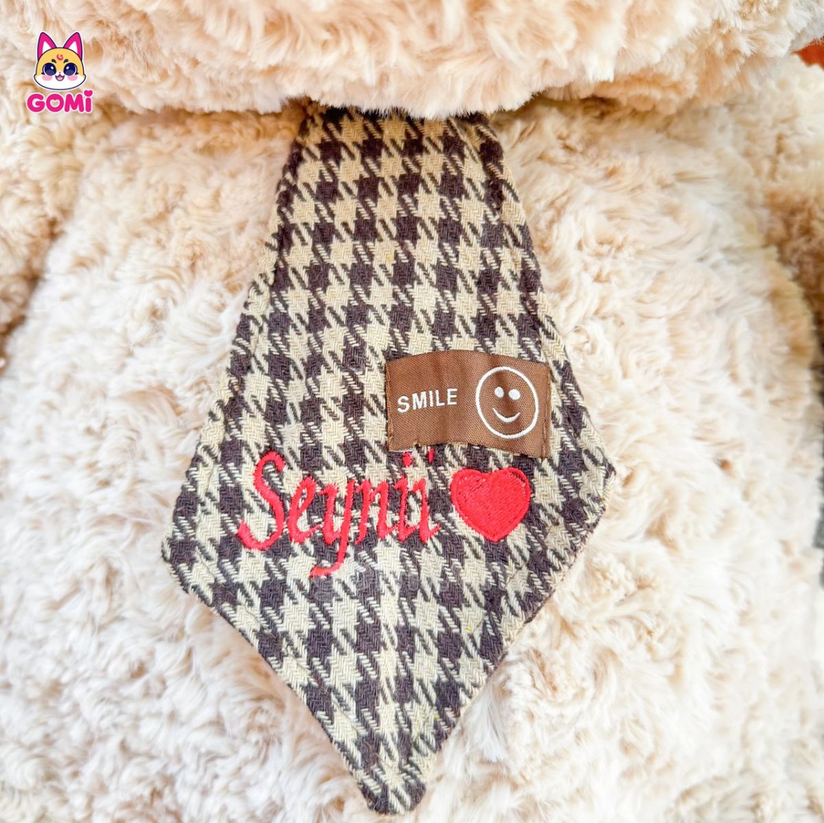 Gấu Bông Teddy Đeo Nhẫn (Thêu Tên)