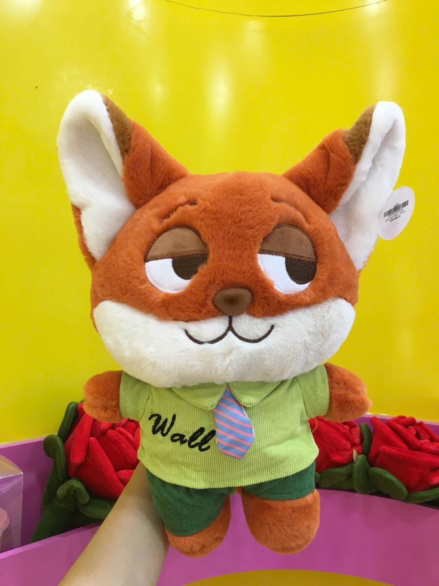 Gấu Bông Cáo Cam Nick (Thêu Tên)