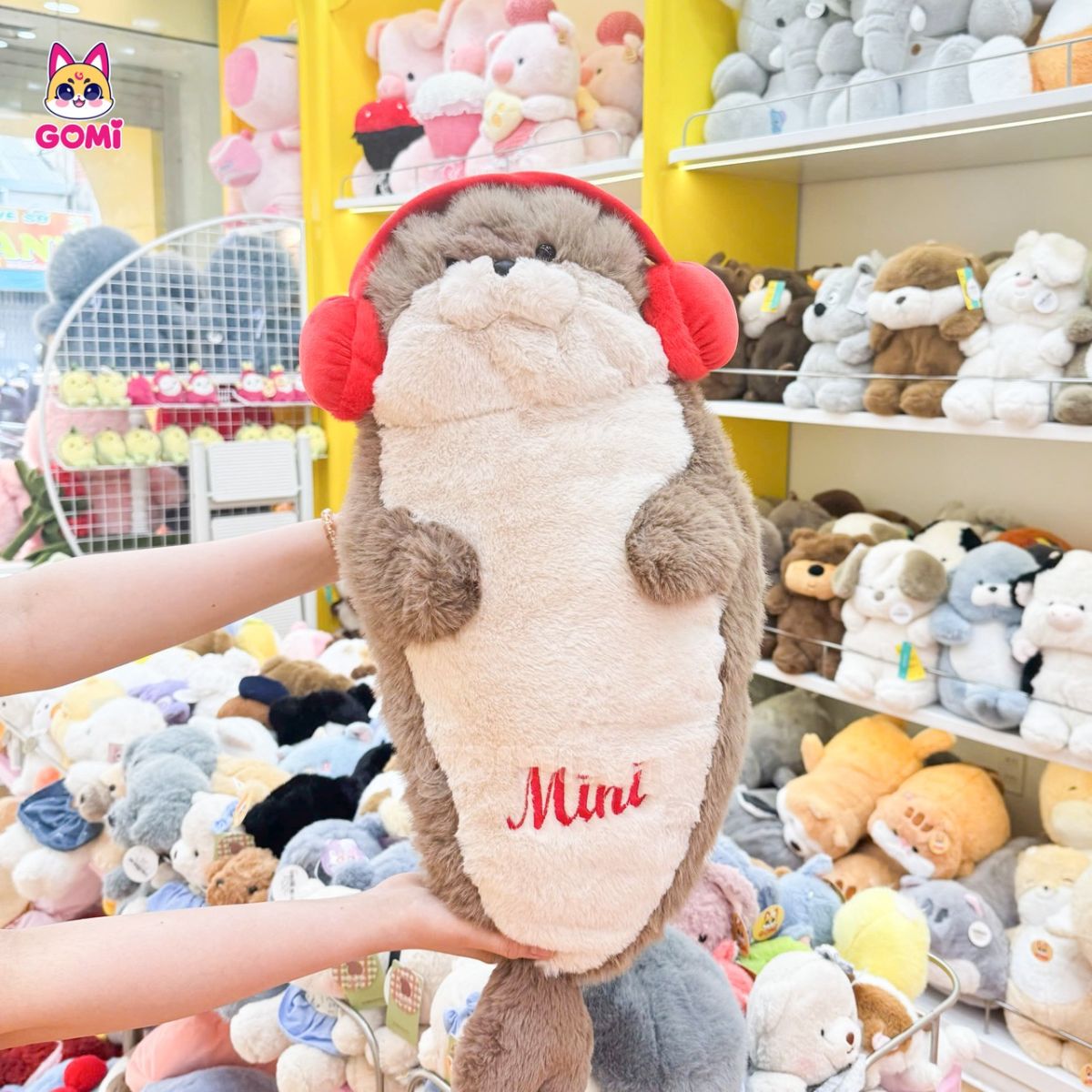 Gấu Bông Gối Ôm Hải Cẩu (Thêu Tên)