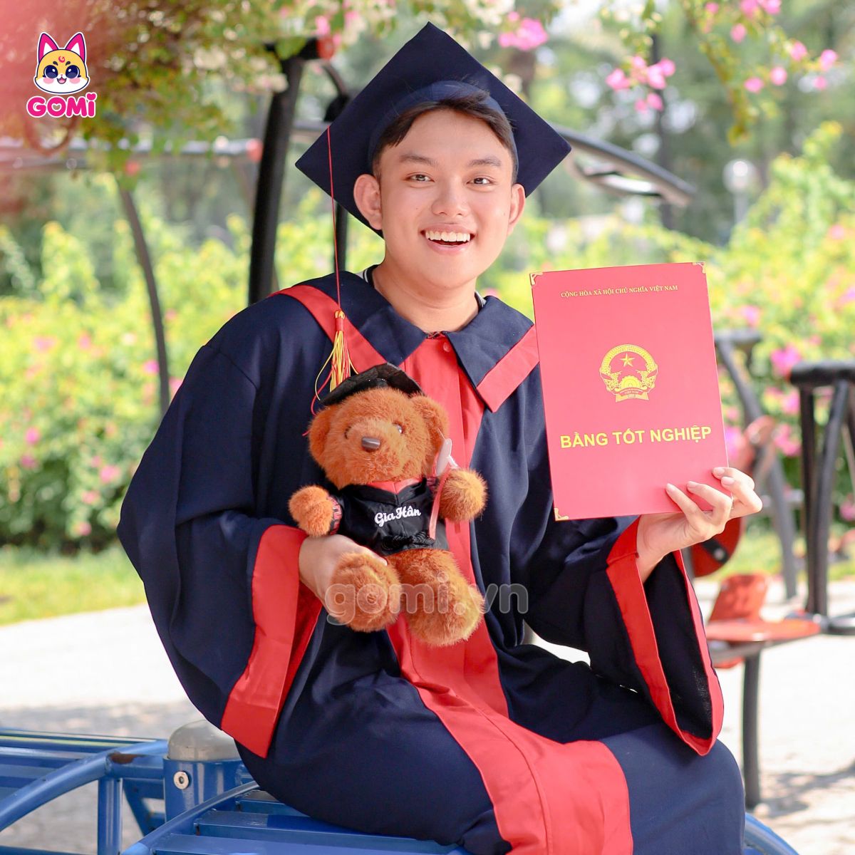 Gấu Bông Teddy Tốt Nghiệp (Thêu Tên)
