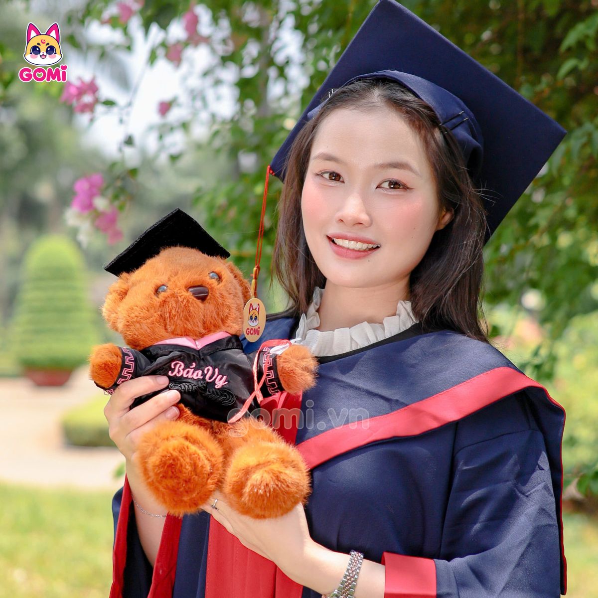 Gấu Bông Teddy Tốt Nghiệp (Thêu Tên)
