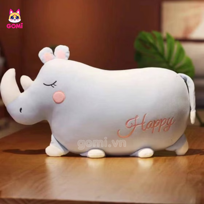 Gối Mền Thú Dẹp Tê Giác