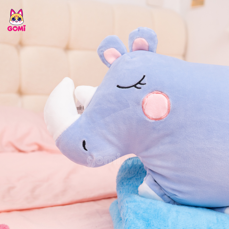 Gối Mền Thú Dẹp Tê Giác
