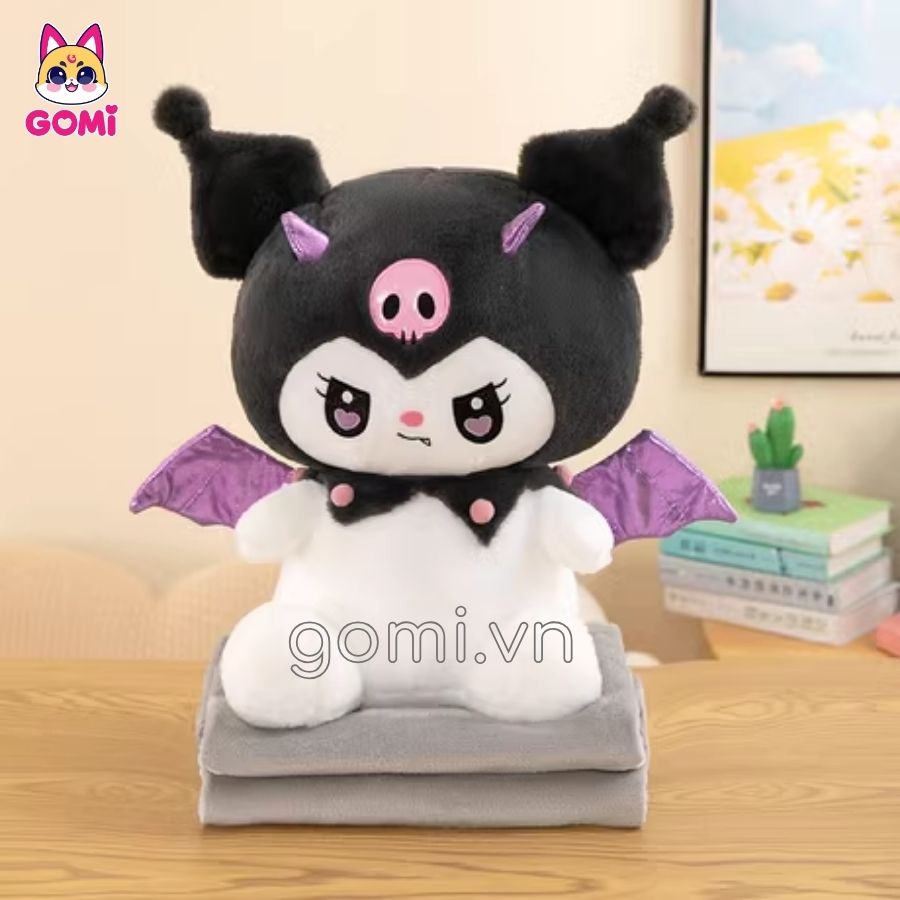 Gối Mền Kuromi Cánh Tím