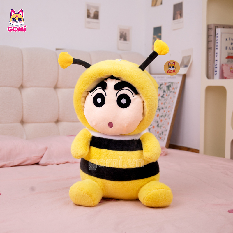 Gấu Bông Gối Mền Shin Cosplay ong